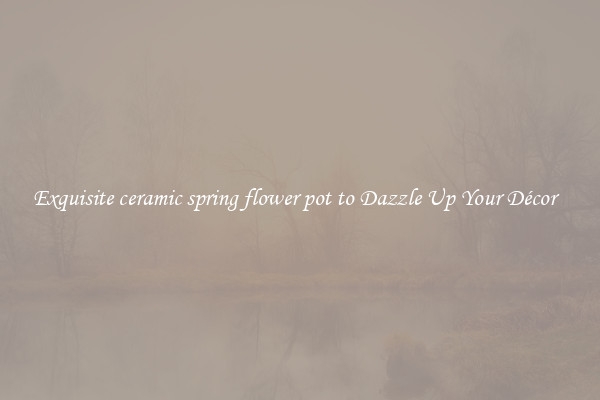 Exquisite ceramic spring flower pot to Dazzle Up Your Décor  