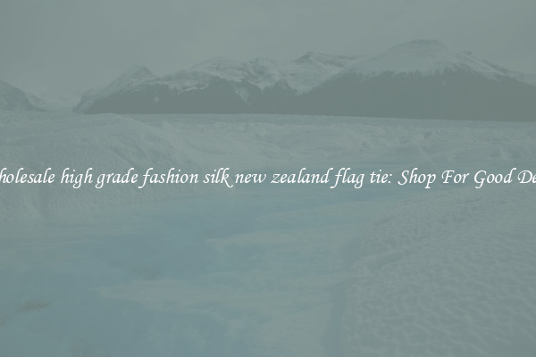 Wholesale high grade fashion silk new zealand flag tie: Shop For Good Deals