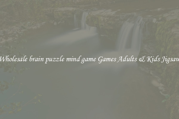 Wholesale brain puzzle mind game Games Adults & Kids Jigsaw