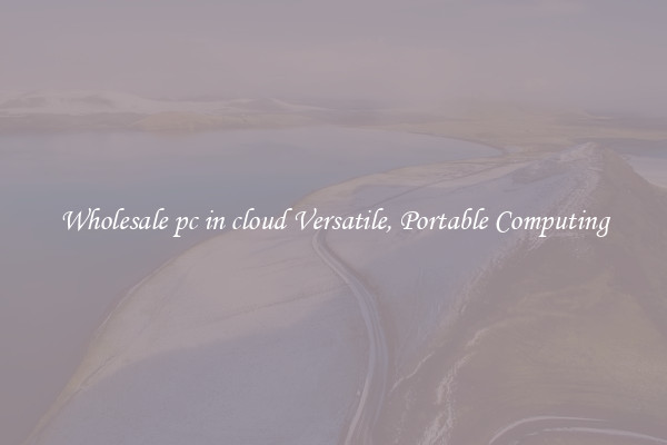 Wholesale pc in cloud Versatile, Portable Computing