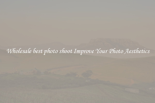 Wholesale best photo shoot Improve Your Photo Aesthetics