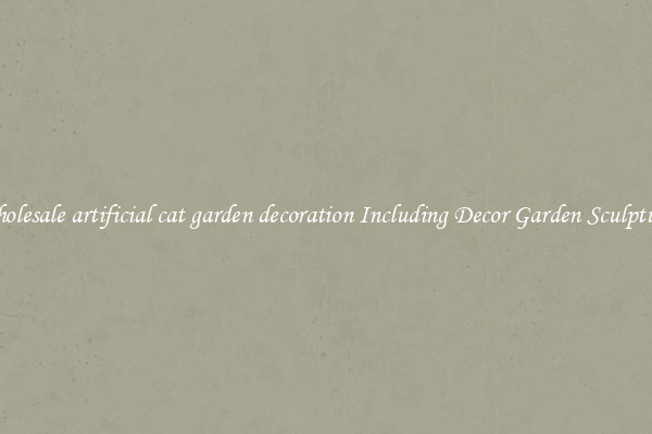 Wholesale artificial cat garden decoration Including Decor Garden Sculptures